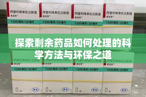 全国探索剩余药品如何处理的科学方法与环保之道